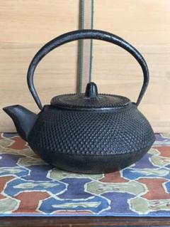 鉄瓶 南部鉄器 急須・茶道具・あられ黒・土瓶・茶碗#レトロ#茶壺#蔵出し・骨董