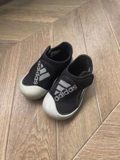 adidas ベビーサンダル 黒　14cm