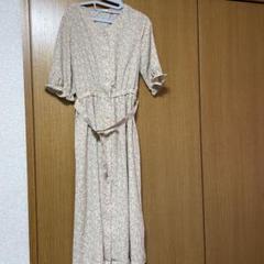 花柄 ロングワンピース