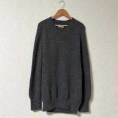 パラスパレス　ベビーアルパカ Vネックニット　ベージュ パラスパレスベビーアルパカ Vネックニットベージュ