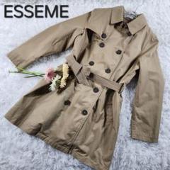 【ESSEME】エシーム レディーストレンチコート 取り外し可能中綿付き 美品L