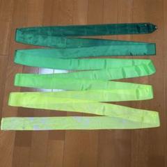 新体操 Chacottチャコット緑グラデーションリボン(6m)