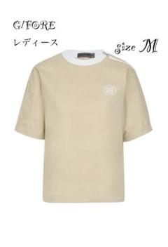 新品未使用☆新作☆G/FOREジーフォアレディース半袖シャツsizeMベージュ