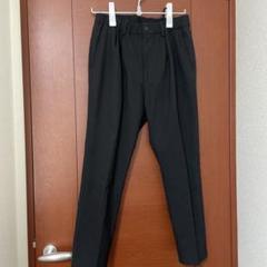 新品タグ付#アローズ★ブラック #タック入りスラックス　#ストレッチ