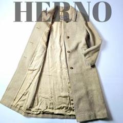 【人気】ヘルノ ロングコート　L　アルパカ混　ステンカラーコート　イタリア製 2025年最新】HERNO ロングコートの人気アイテム - メルカリ