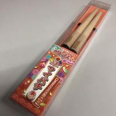 太鼓の達人　マイバチ　公式　新品未開封　朱 太鼓の達人 公式マイバチ 朱（aka）