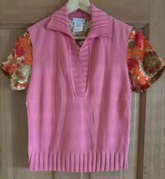 DRIES VAN NOTEN ドリスヴァンノッテンヴィンテージ半袖ニット 36 DRIES VAN NOTEN ドリスヴァンノッテンヴィンテージ半袖ニット