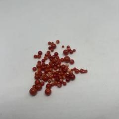 天然赤珊瑚　小玉