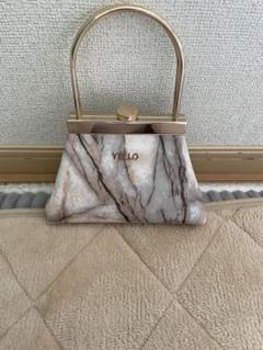 未使用】YELLO ミニバッグ 大理石 CHERRY QUARTZ バッグ