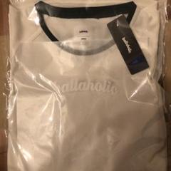ballaholic ロングT off white/dark green