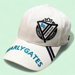 PEARLY GATES パーリーゲイツ キャップ FR ホワイト ゴルフ