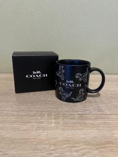 【新品未使用】COACH コーチ マグカップ 箱付き 恐竜デザイン