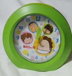 平成レトロ レア あたしンち 目覚まし時計　緑色