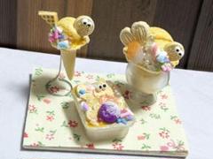 オレオパフェ スコップケーキ アイスセット