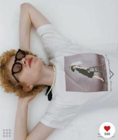 新品！♥️Vis♥️フォトプリントTシャツ。F。オードリー