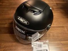 新品・未使用】バイクのヘルメット ZACK ジェットヘルメット