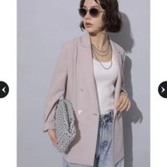 25SS✨　タグ付き✨ Arpege story シアージャケット ピンク　S 新品タグ付 Arpege story シアージャケット ピンクSサイズ