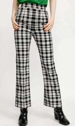 新品、タグ付き! SLY COLOR PLAID FLARE パンツ S