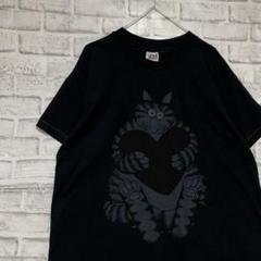 USA製90sヴィンテージTシャツ！シングルステッチ　ブラック半袖古着L722