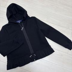 値下げ　エムズグレイシー　パーカー　ブラック　40 ダブルジップ 値下げ エムズグレイシー パーカー ブラック 40 ダブルジップ