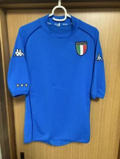 お値下げ7/20まで　イタリア代表 ユニフォーム 2002年 ホーム長袖　XL イタリア代表ユニフォーム00/02ホーム長袖デルピエロネーム