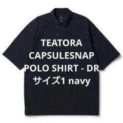 極美品 25SS teatora polo shirt solomodule TEATORA/テアトラ】Capslesnap Polo Shirt - DOCTOROID