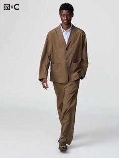 ユニクロC UNIQLO C ワークジャケット ブラック 黒 Mサイズ