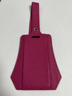 ★レア　エルメス　ラージタグ　クロシェット　ネームタグ　バッグチャーム 買い誠実 ☆レアエルメスラージタグクロシェットネームタグ