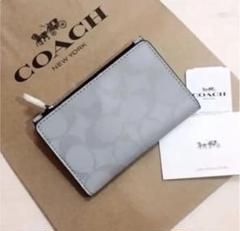 新品 未使用 COACH コーチ メンズ 財布 コインケース カードケース