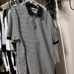 ストライプポロシャツ XL
