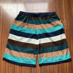 PANASPUR メンズ ボーダーハーフパンツ ショートパンツ M