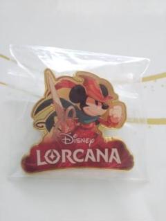ディズニー ロルカナ ミッキーマウス ピンバッジ Lorcana Micky
