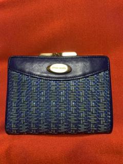 pierre cardin 二つ折り財布 青　ネイビー