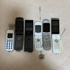 携帯電話本体 6台セット　ふたつ折り　レトロ