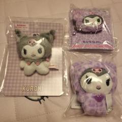 ギャルクマ　クロミ マスコットバッジ キーホルダー ぴたっとふれんず