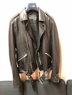 ALLSAINTS ブラック ダブルライダースジャケット M - メルカリ