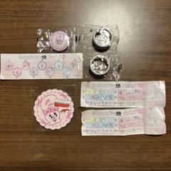 Ribbon Bunny 缶バッジ、コースター、マステ