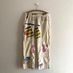 vintage リメイク コットンバッグ パッチワーク パンツ 46