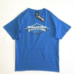 未使用品 THRASHER ロゴ Tシャツ L 水色 エメラルドブルーのサムネイル