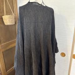 お値下です！45r!.人気のブランド！ポンチョ！ウール.ケーブル編み！ 45Rカシミヤのアランポンチョ: WOMEN｜45R