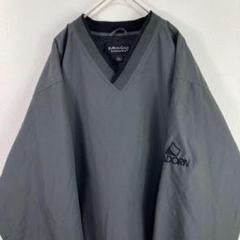 USA古着 adorn ナイロンプルオーバー ナイロンジャケット グレー