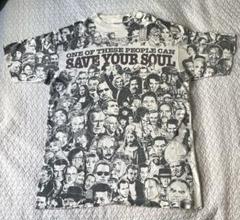 90s SAVE YOUR SOUL フルグラフィック 偉人 Tシャツ XL