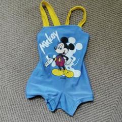 ミッキーマウス 水着 90サイズ ディズニー ワンピ 水遊び プール