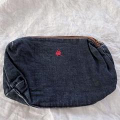 45R パッチワークデザインポーチ 約20cm x 12cm 45R パッチワークデザインポーチ 約20cm x 12cm