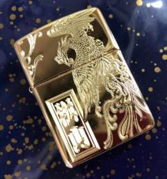 未使用に近い龍両面デザインZIPPO 未使用鳳凰4面デザインZIPPOの2点売り ZP2面鳳凰 ホウオウ和柄 Phenix(B)2面鳳凰 SVいぶし 動物柄