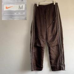 希少カラー NIKE トラックパンツ シャカシャカ y2k テック ブラウン