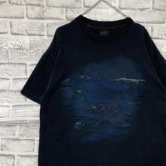 USA製90sヴィンテージTシャツ！シングルステッチ　ブラック半袖古着L74