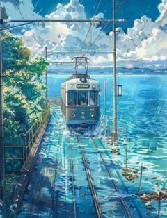 ダイアモンドアートキット 30×40 海を走る