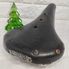 旧ロゴ ビンテージ BROOKS B17 サドル ブラック 希少】旧ロゴ ビンテージ BROOKS B17 サドル ダークブラウン