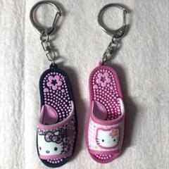 ミニサンダルチャーム サンリオ キティ ギャル 健康サンダル スリッパ ヒョウ柄 ミニサンダルチャーム サンリオ キティ ギャル 健康サンダル